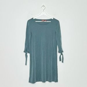 MARINA LUNA | Tie Sleeve Shift Dress | XS